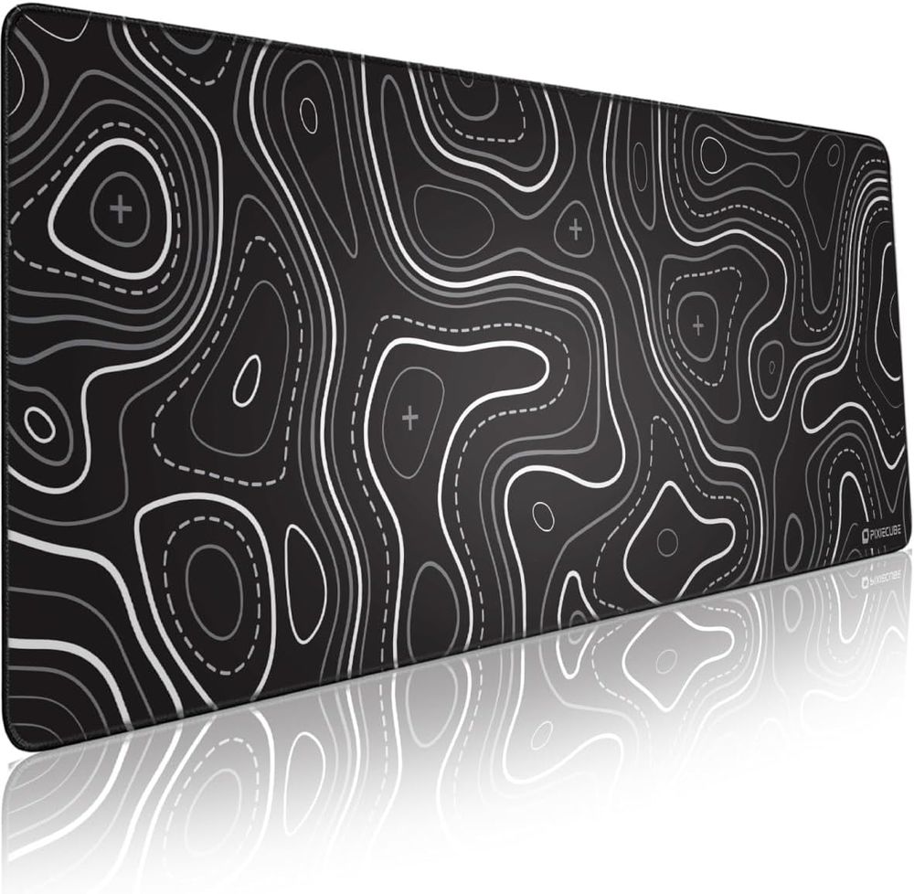 Minimalist Topographic Map Mouse Pad — product photo