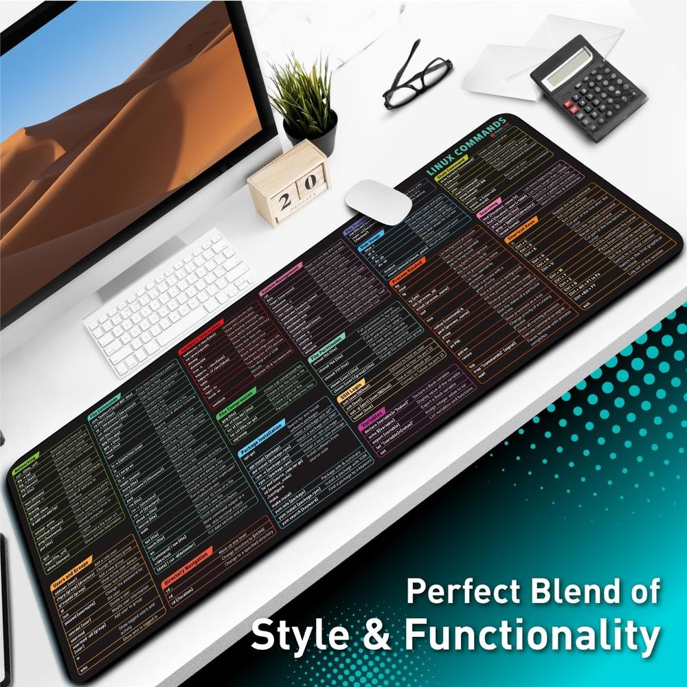 Linux Commands Line Mouse Pad — product photo