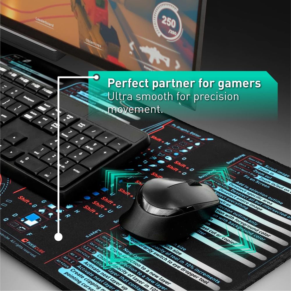 Windows, Office, Excel & Photoshop Shortcut Mat — product photo