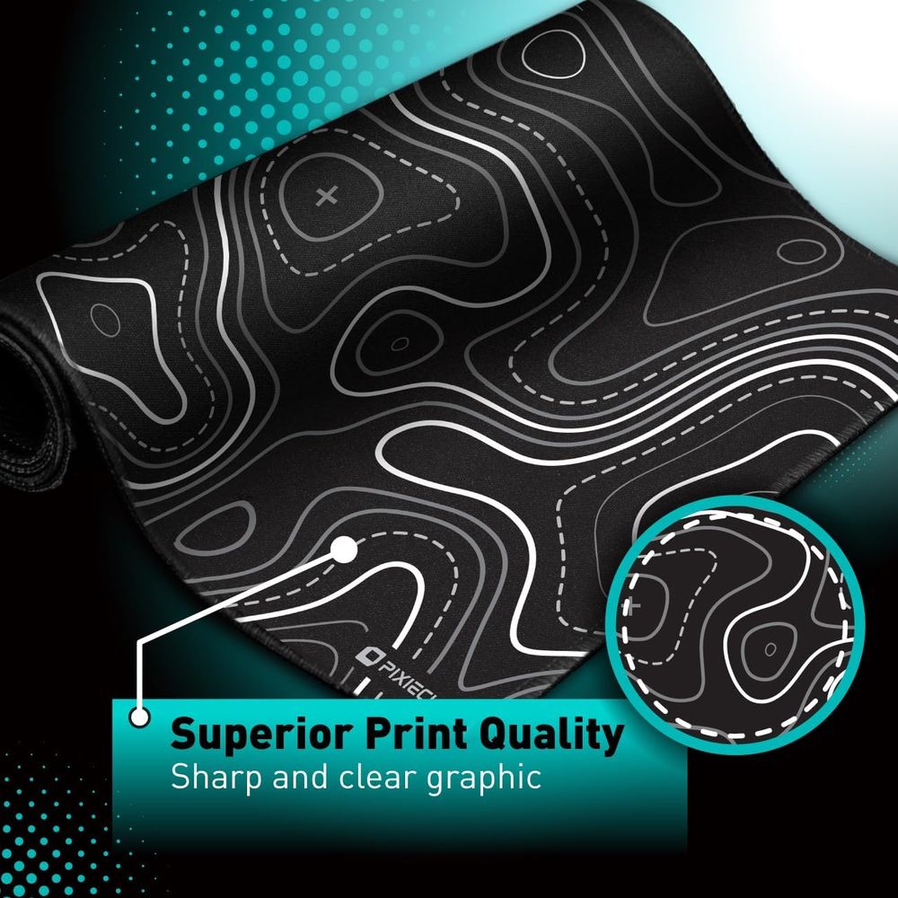 Minimalist Topographic Map Mouse Pad — product photo